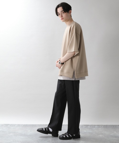 RAGEBLUE（レイジブルー）の「メランジーンズフレアパンツ＜セットアップ着用可能＞（スラックス・メンズ・ライトグレー/ブラック/ブラウン/イエロー/ピンク・MEDIUM/LARGE）」の7枚目の写真