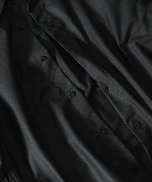 RUUBON(ルーボン)の「【RUUBON】relax regular collar shirt / リラックス レギュラーカラーシャツ (セットアップ対応)(シャツ/ブラウス・メンズ・ホワイト/ダークグレー/ブルーグレー/モカ・S/M/L)」の14枚目の写真