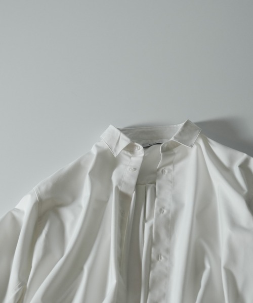RUUBON(ルーボン)の「【RUUBON】relax regular collar shirt / リラックス レギュラーカラーシャツ (セットアップ対応)(シャツ/ブラウス・メンズ・ホワイト/ダークグレー/ブルーグレー/モカ・S/M/L)」の10枚目の写真