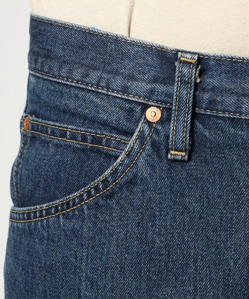 Lee(リー)の「Lee/リー AMERICAN STANDARD/アメリカンスタンダード 200 フルカットジーンズ/ストレートデニムパンツ/股上長め(デニムパンツ・メンズ・ブルー・34/32/30/31/33/29/36)」の7枚目の写真