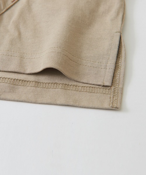 CUBE SUGAR（キューブシュガー）の「WOODSコラボ天竺アウトドアロゴプリントパーカー（パーカー・レディース・ホワイト/ブラック/ベージュ・M）」の18枚目の写真