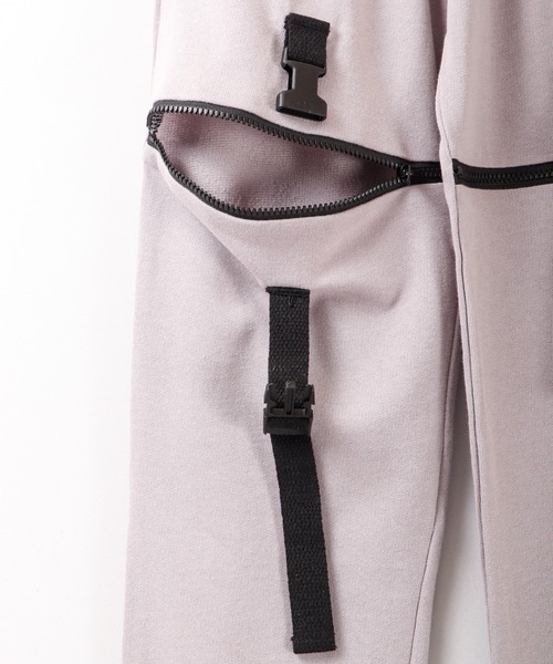 BLACK JACKALL CROWN(ブラックジャッカルクラウン)の「BLACK JACKALL CROWN ガーゼ裏毛 ファスナー切り替え パンツ(その他パンツ・レディース・ブラック/グレー/カーキ・M)」の16枚目の写真