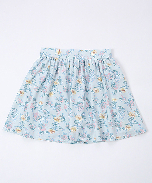 one after another NICE CLAUP（ワンアフターアナザーナイスクラップ）の「【ナイスクラップ】花柄スカパン（スカート・レディース・ホワイト/ミント/ネイビー・FREE）」の2枚目の写真