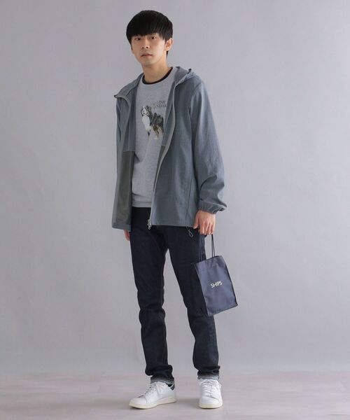 SHIPS（シップス）の「*SHIPS: SHIPS ロゴ ミニ ショッパー バッグ（トートバッグ・メンズ・ネイビー・ONE SIZE）」の8枚目の写真