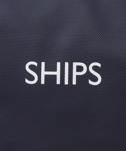 SHIPS（シップス）の「*SHIPS: SHIPS ロゴ ミニ ショッパー バッグ（トートバッグ・メンズ・ネイビー・ONE SIZE）」の3枚目の写真