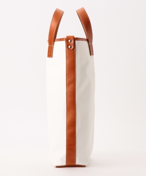 bpr BEAMS（ビーピーアール ビームス ）の「横浜帆布鞄 / M14A5T Mobiler Bag（トートバッグ・メンズ・ホワイト/グレー・ONE SIZE）」の22枚目の写真