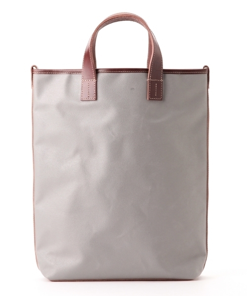 bpr BEAMS（ビーピーアール ビームス ）の「横浜帆布鞄 / M14A5T Mobiler Bag（トートバッグ・メンズ・ホワイト/グレー・ONE SIZE）」の19枚目の写真