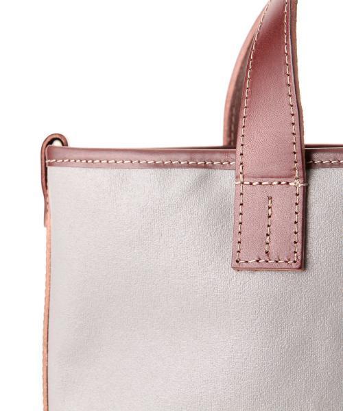 bpr BEAMS（ビーピーアール ビームス ）の「横浜帆布鞄 / M14A5T Mobiler Bag（トートバッグ・メンズ・ホワイト/グレー・ONE SIZE）」の13枚目の写真