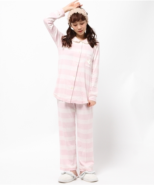 Cookie Fortune Love クッキーフォーチュンラブ の ボーダー ボーダー パジャマ ルームウェア パジャマ Wear