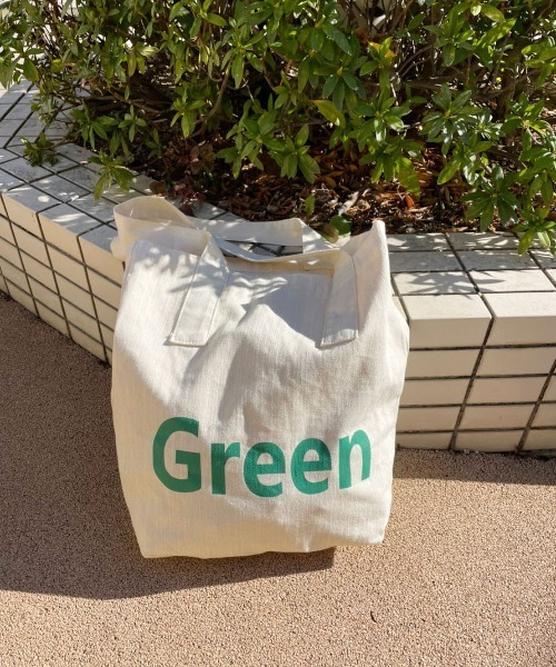 PairPair（ペアペア）の「Greenトートバッグ（トートバッグ・レディース・アイボリー・FREE）」の2枚目の写真
