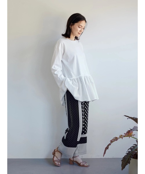 AMERICAN HOLIC（アメリカンホリック）の「パネル柄ドットパンツ（その他パンツ・レディース・ドット・L/M/S）」の9枚目の写真