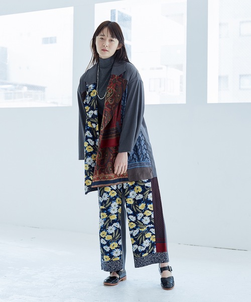 YEAH RIGHT!!(イェーライト)の「TWILL WIDE EASY PT(その他パンツ・レディース・グレー・2)」の3枚目の写真