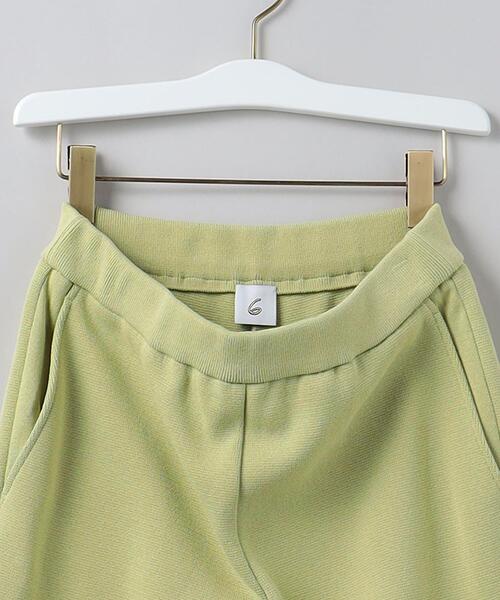 6（ロク）の「＜6(ROKU)＞COTTON NYLON MILANO RIB PANTS/パンツ