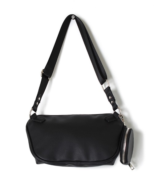 w closet（ダブルクローゼット）の「ミニポーチ付きボディバッグ（ボディバッグ/ウエストポーチ・レディース・ブラック/ブルー/キャメル・FREE）」の10枚目の写真