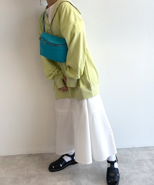 w closet（ダブルクローゼット）の「ミニポーチ付きボディバッグ（ボディバッグ/ウエストポーチ・レディース・ブラック/ブルー/キャメル・FREE）」の14枚目の写真