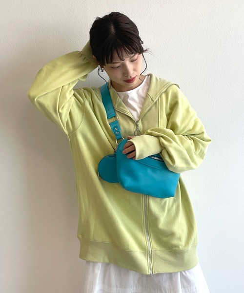 w closet（ダブルクローゼット）の「ミニポーチ付きボディバッグ（ボディバッグ/ウエストポーチ・レディース・ブラック/ブルー/キャメル・FREE）」の15枚目の写真