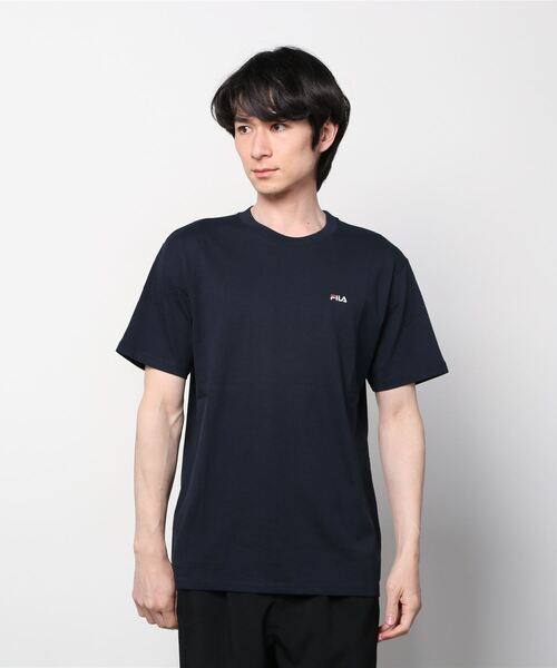 FILA(フィラ)の「フィラ FILA コットンTシャツ(Tシャツ/カットソー・メンズ・ネイビー/ホワイト/オリーブ/ラベンダー・LL/M/S/L/3L)」の4枚目の写真