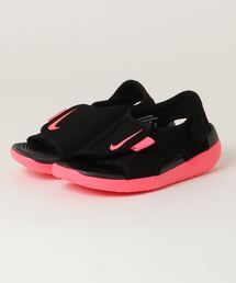 NIKE | NIKE ナイキ 17-22SUNRAY ADJUST 5 V2(GS/PS) サンレイ アジャスト 5 V2/PS KDB9562 002BLACK/RACPIN(サンダル)