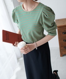 DISCOAT | パワショル5分袖プルオーバー(Tシャツ/カットソー)