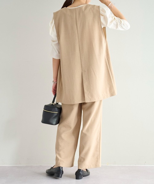 DISCOAT（ディスコート）の「【WEB限定】パワショル5分袖プルオーバー（Tシャツ/カットソー・レディース・オフホワイト/ホワイト×ブラック/ブラック/グリーン/ブラウン・FREE）」の17枚目の写真