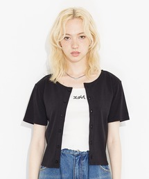 X-girl | 2WAY S/S CARDIGAN(カーディガン/ボレロ)