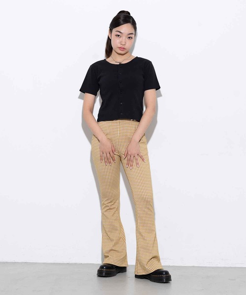 X-girl（エックスガール）の「2WAY S/S CARDIGAN（カーディガン/ボレロ・レディース・ホワイト/ブラック/ダークグリーン・S/M）」の22枚目の写真