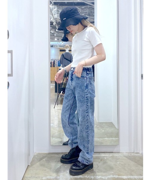 X-girl（エックスガール）の「2WAY S/S CARDIGAN（カーディガン/ボレロ・レディース・ホワイト/ブラック/ダークグリーン・S/M）」の9枚目の写真