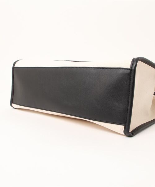 Te chichi TERRASSE（テチチテラス）の「キャンバス合皮コンビトートバッグ（トートバッグ・レディース・ブラウン/ブラック・ﾌﾘ-）」の3枚目の写真