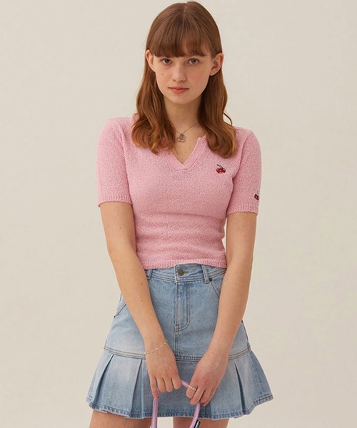 レディース 半袖Tシャツ★キルシ★ルーズフィット ROCK CHERRY 楽天市場】KIRSH SIGNATURE BIG CHERRY CROP T-SHIRT キルシー