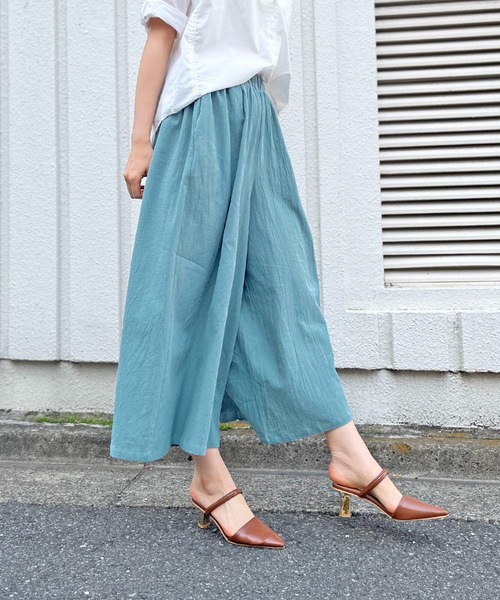 Jewelobe（ジュエローブ）の「ルーズガウチョイージーパンツ（その他パンツ・レディース・ブラック/ベージュ/イエロー/オレンジ/ブルー/ブラック×ホワイト・FREE）」の17枚目の写真