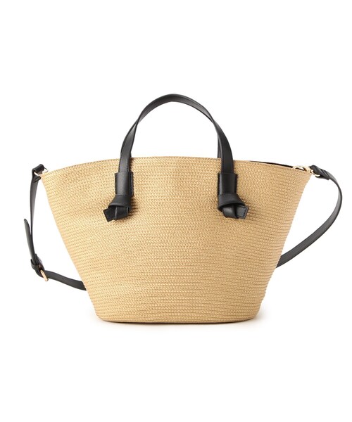 UNTITLED（アンタイトル）の「◆ノットハンドルトート（トートバッグ・レディース・ベージュ系その他7/ブラック・00）」の3枚目の写真