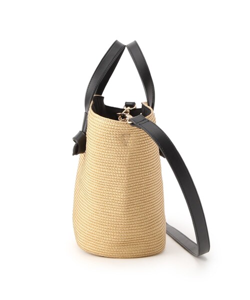 UNTITLED（アンタイトル）の「◆ノットハンドルトート（トートバッグ・レディース・ベージュ系その他7/ブラック・00）」の4枚目の写真