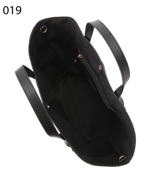 UNTITLED（アンタイトル）の「◆ノットハンドルトート（トートバッグ・レディース・ベージュ系その他7/ブラック・00）」の7枚目の写真