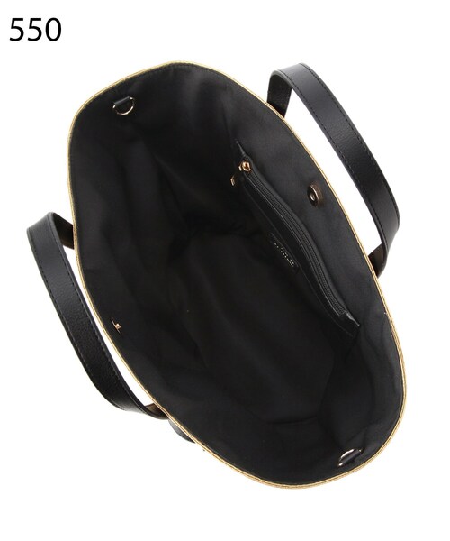 UNTITLED（アンタイトル）の「◆ノットハンドルトート（トートバッグ・レディース・ベージュ系その他7/ブラック・00）」の8枚目の写真