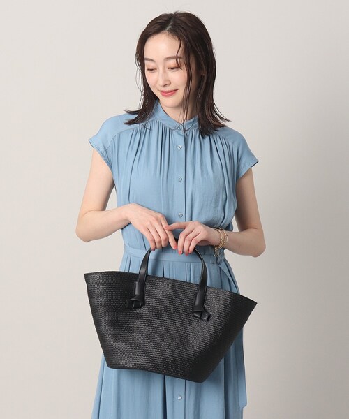 UNTITLED（アンタイトル）の「◆ノットハンドルトート（トートバッグ・レディース・ベージュ系その他7/ブラック・00）」の11枚目の写真