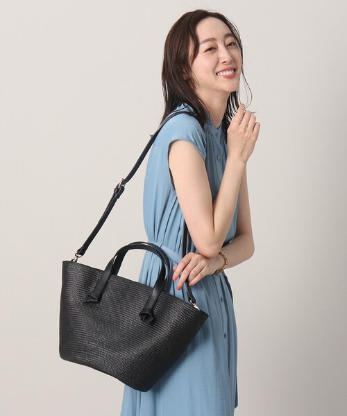 UNTITLED（アンタイトル）の「◆ノットハンドルトート（トートバッグ・レディース・ベージュ系その他7/ブラック・00）」の12枚目の写真