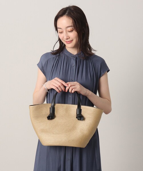 UNTITLED（アンタイトル）の「◆ノットハンドルトート（トートバッグ・レディース・ベージュ系その他7/ブラック・00）」の14枚目の写真