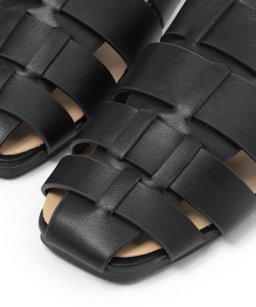 Andemiu（アンデミュウ）の「グルカミュール299115（その他シューズ・レディース・ホワイト/ブラック・MEDIUM/LARGE）」の9枚目の写真