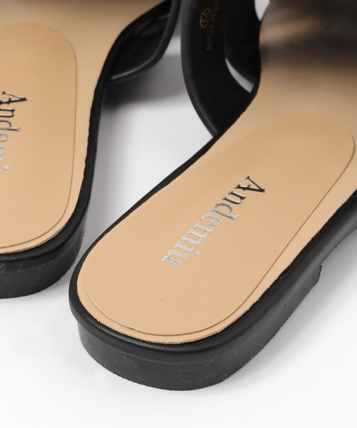 Andemiu（アンデミュウ）の「グルカミュール299115（その他シューズ・レディース・ホワイト/ブラック・MEDIUM/LARGE）」の10枚目の写真
