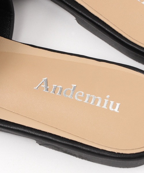 Andemiu（アンデミュウ）の「グルカミュール299115（その他シューズ・レディース・ホワイト/ブラック・MEDIUM/LARGE）」の11枚目の写真