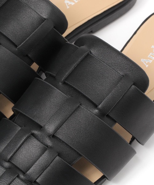 Andemiu（アンデミュウ）の「グルカミュール299115（その他シューズ・レディース・ホワイト/ブラック・MEDIUM/LARGE）」の12枚目の写真