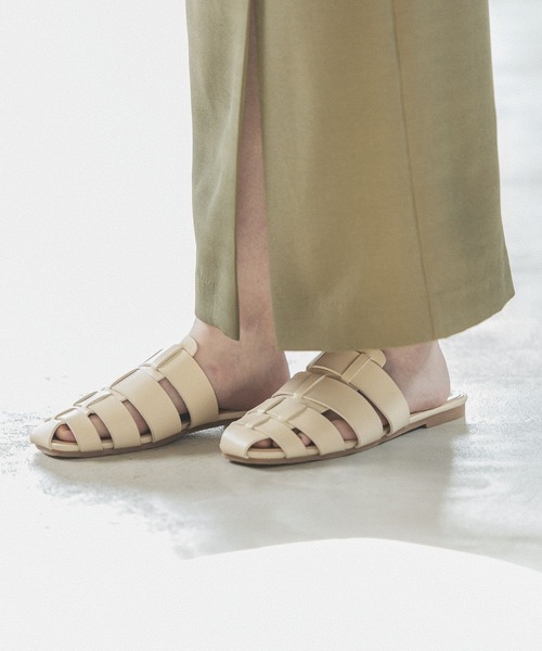 Andemiu（アンデミュウ）の「グルカミュール299115（その他シューズ・レディース・ホワイト/ブラック・MEDIUM/LARGE）」の14枚目の写真