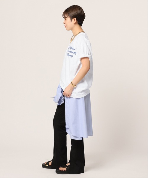 AP STUDIO（エーピーストゥディオ）の「【RUSSELL ATHLETIC】Authentic Amercan Sport Tシャツ（Tシャツ/カットソー・レディース・ホワイト/ボルドー・FREE）」の11枚目の写真