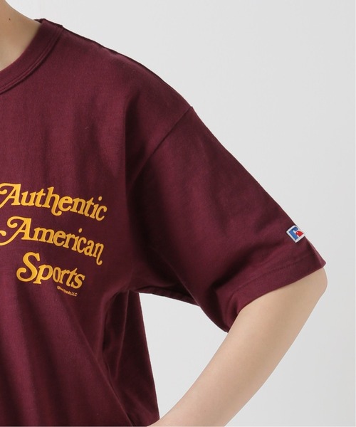 AP STUDIO（エーピーストゥディオ）の「【RUSSELL ATHLETIC】Authentic Amercan Sport Tシャツ（Tシャツ/カットソー・レディース・ホワイト/ボルドー・FREE）」の18枚目の写真