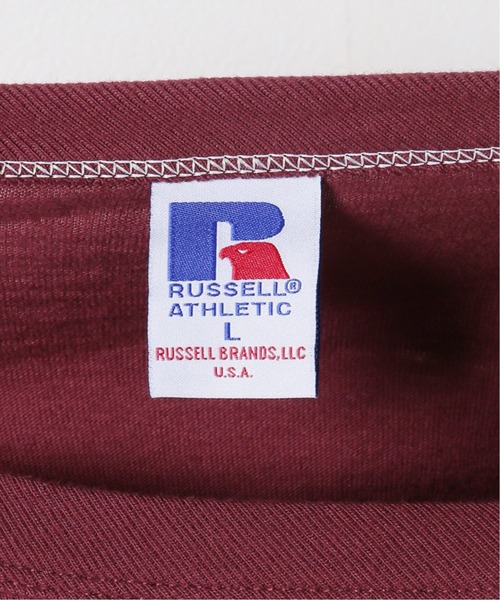 AP STUDIO（エーピーストゥディオ）の「【RUSSELL ATHLETIC】Authentic Amercan Sport Tシャツ（Tシャツ/カットソー・レディース・ホワイト/ボルドー・FREE）」の21枚目の写真