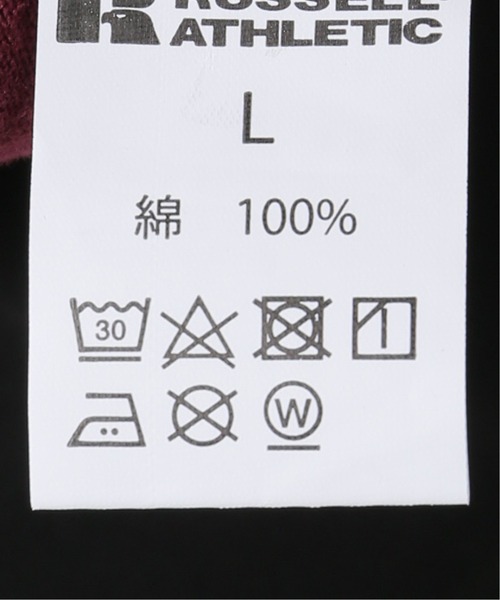 AP STUDIO（エーピーストゥディオ）の「【RUSSELL ATHLETIC】Authentic Amercan Sport Tシャツ（Tシャツ/カットソー・レディース・ホワイト/ボルドー・FREE）」の22枚目の写真