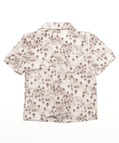 .KOM(ドットコム)の「A'GEM/9 × .kom『.kom/ドットケーオーエム』ボタニカル シャツジャケット(シャツ/ブラウス・レディース・グレー/グリーン・S/M)」の10枚目の写真