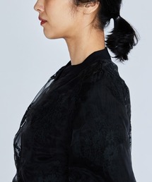 sov ソブ　刺繍付きシースルーブルゾン Sov.（ソブ）の「刺繍付きシースルーブルゾン（ブルゾン）」 - WEAR