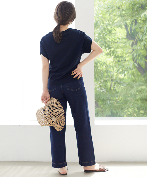 セール】《追加》アイスコットンフレンチスリーブプルオーバー（ニット