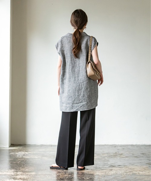 専用　【極美品】Noble フロントタック ワイドパンツ ノーブル Noble（ノーブル）の「ハイライズフロントタックパンツ
